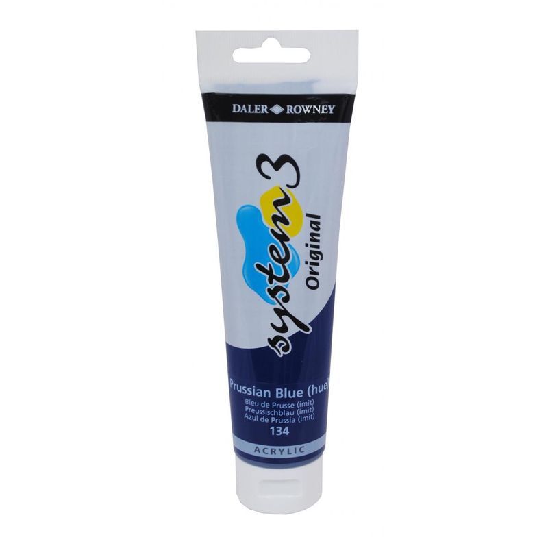 DR System 3 acrylic 150ml 134 Prussian blue (hue)