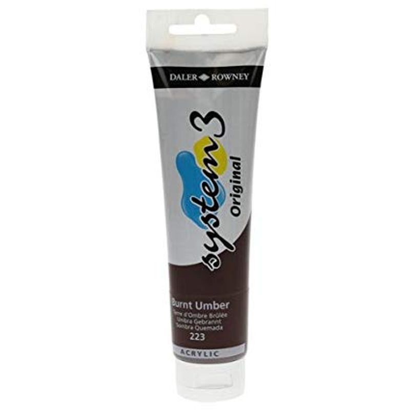 DR System 3 acrylic 150ml 223 Burnt umber