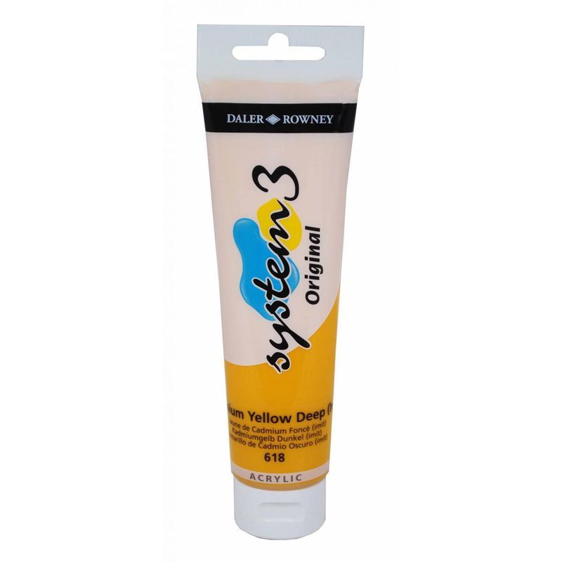 DR System 3 acrylic 150ml 618 Cad yellow deep (hue