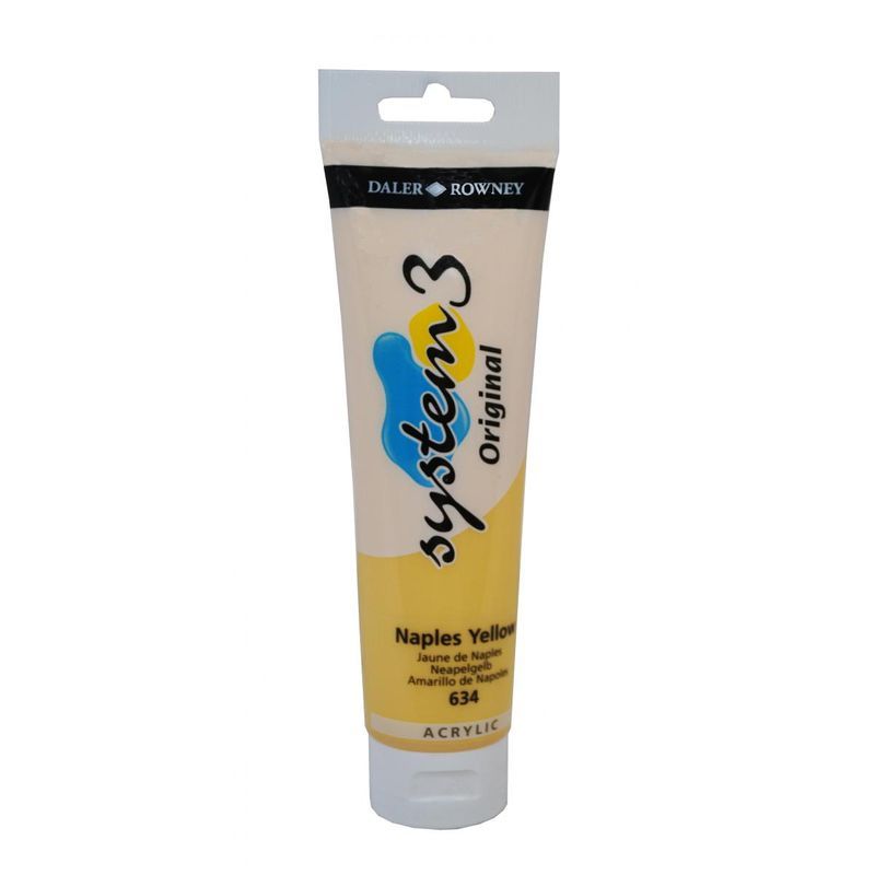 DR System 3 acrylic 150ml 634 Naples yellow