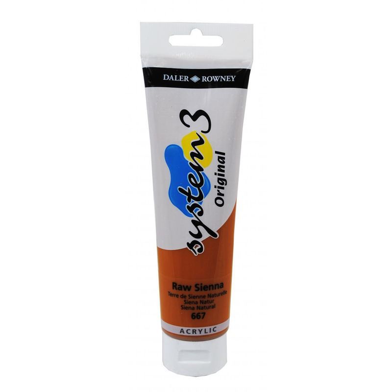 DR System 3 acrylic 150ml 667 Raw sienna