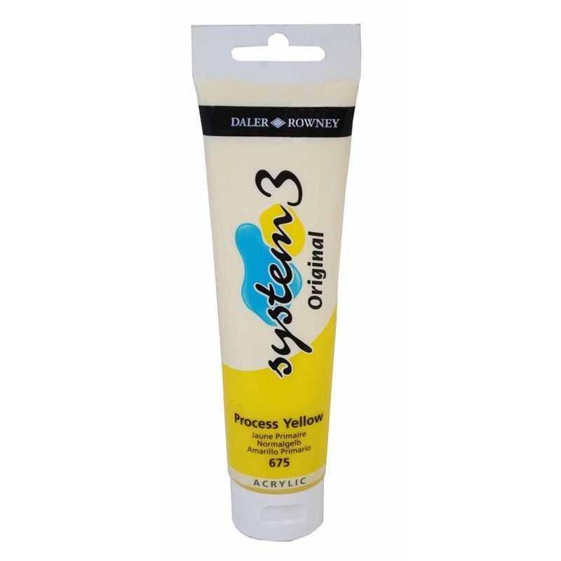 DR System 3 acrylic 150ml 675 Process yellow