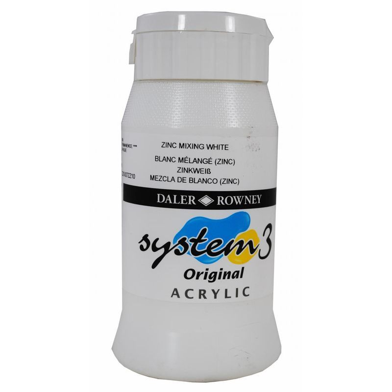 DR System 3 acrylic 500ml 006 Zinc mixing white