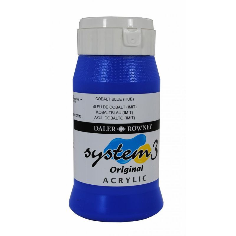 DR System 3 acrylic 500ml 110 Cobalt blue (hue)