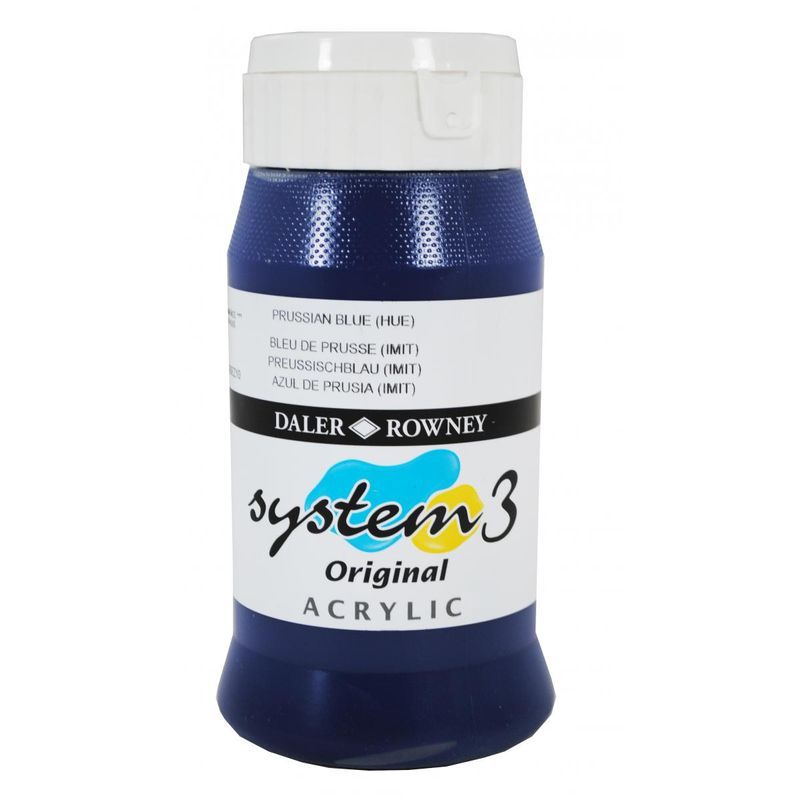 DR System 3 acrylic 500ml 134 Prussian blue (hue)
