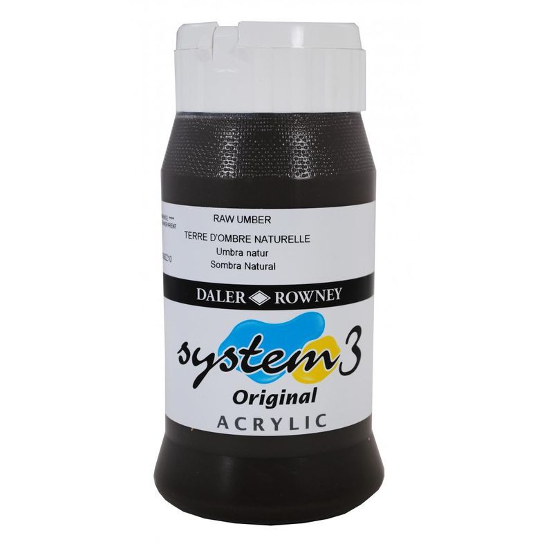 DR System 3 acrylic 500ml 247 Raw umber