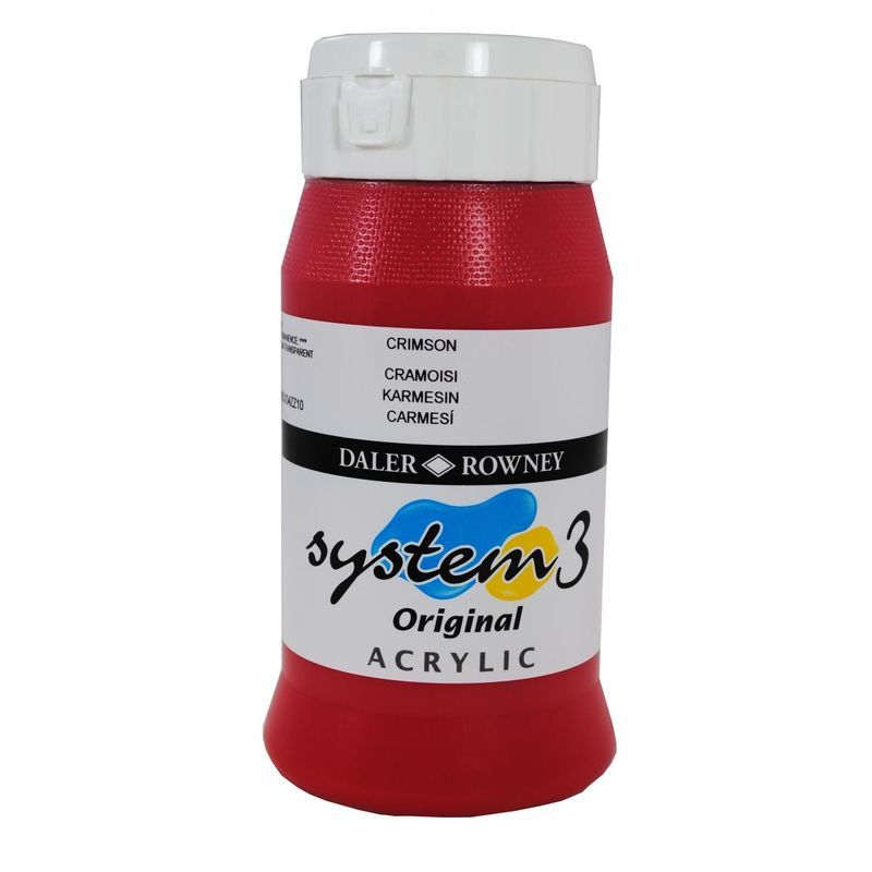 DR System 3 acrylic 500ml 513 Crimson