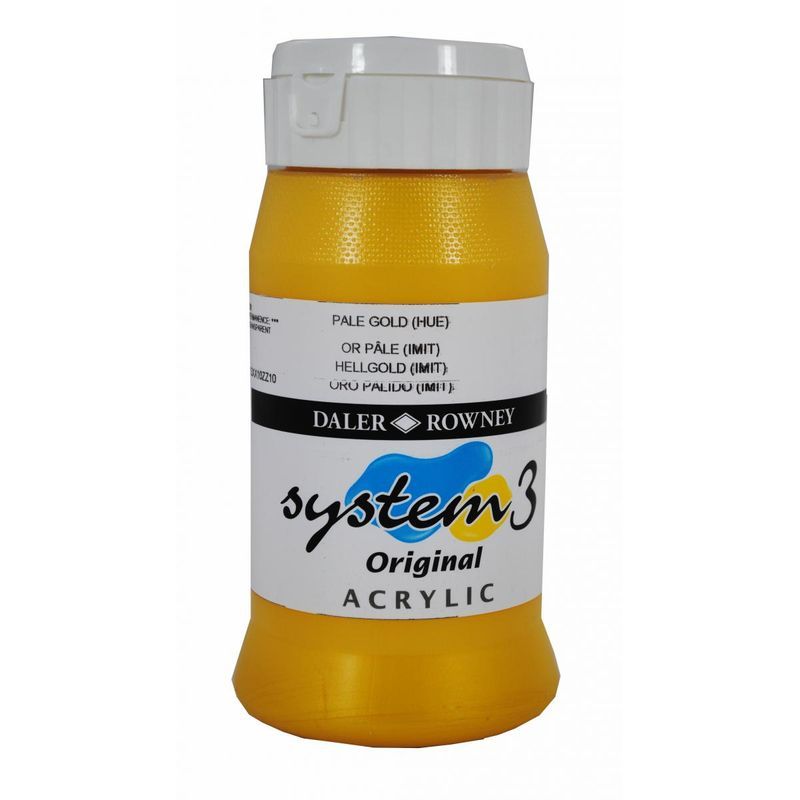 DR System 3 acrylic 500ml 708 Pale gold (hue)