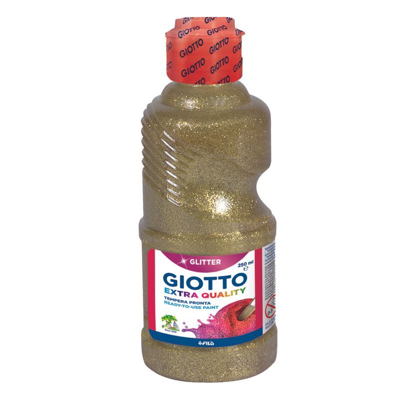 T Giotto Glitter Paint 250ml Gold Kulta