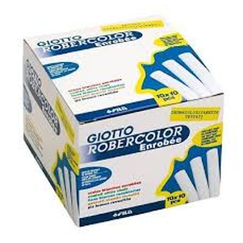 Giotto Robercolor Taululiitu valkoinen 100kpl (10x10) pöly