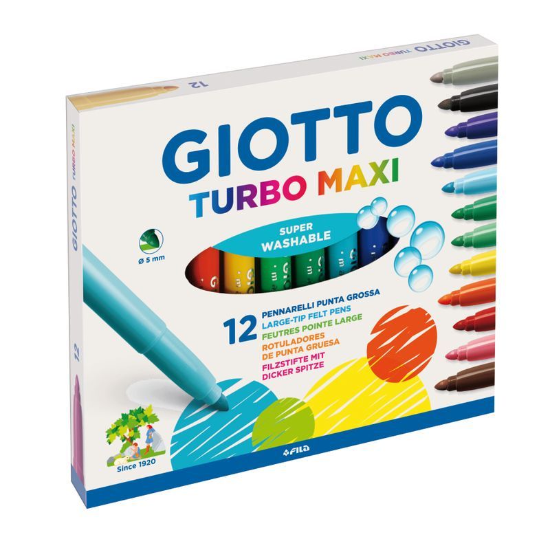 Giotto Turbo Maxi-tussit 12kpl (5-60)