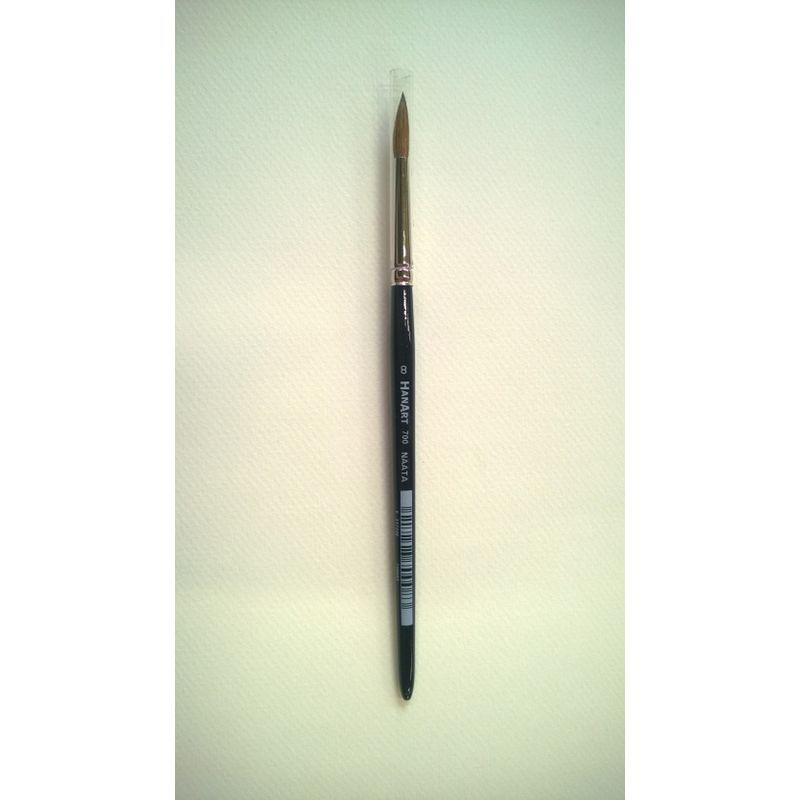 HanArt 700-08 näädänkarvasivellin pyöreä L5xP20mm, lyhyt varsi