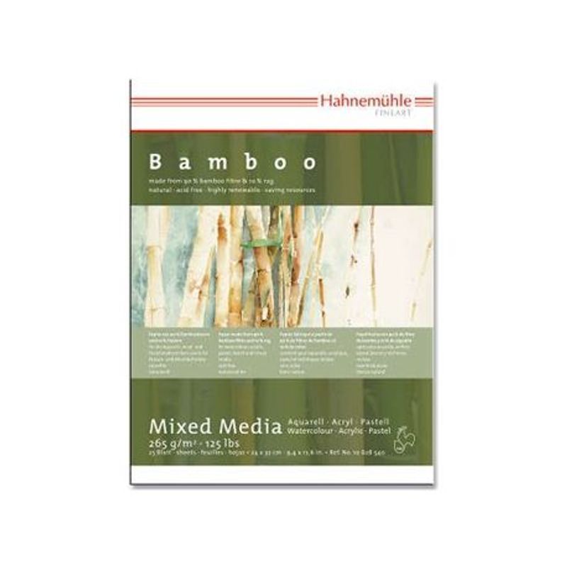 HM Bambu akvarellipaperi  265g (10) 50x65cm