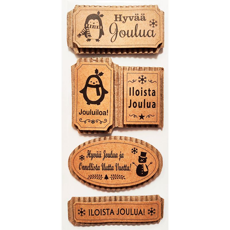 Ilox Aaltopahvi tekstikehys 3D 5kpl
