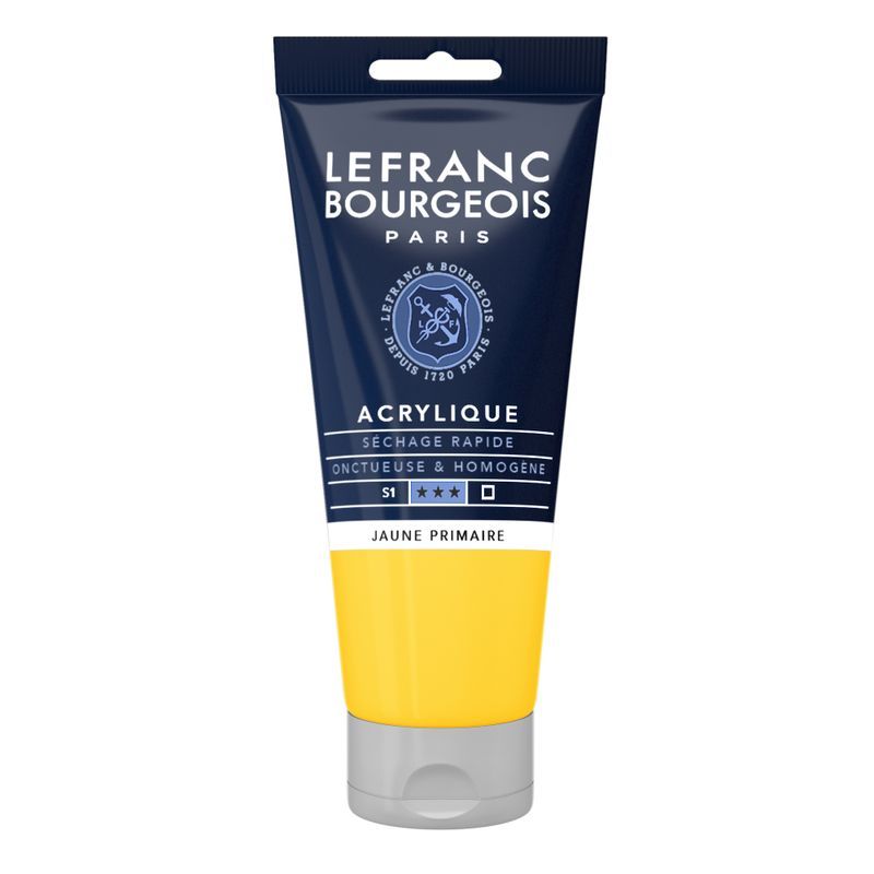 LB Fine Acrylic 80ml 153 Primary Yellow, akryyliväri