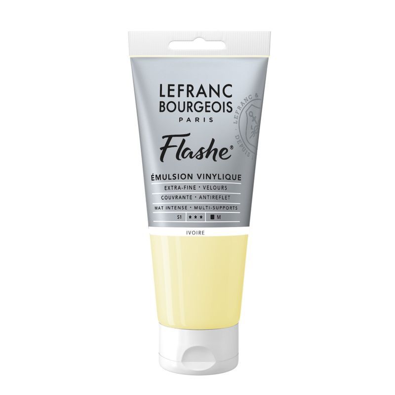 LB Flashe Vinyl acrylic 80ml 019 Ivory, vinyyliväri