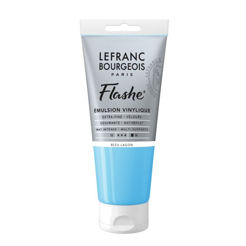 LB Flashe Vinyl acrylic 80ml 649 Lagoon Blue, vinyyliväri