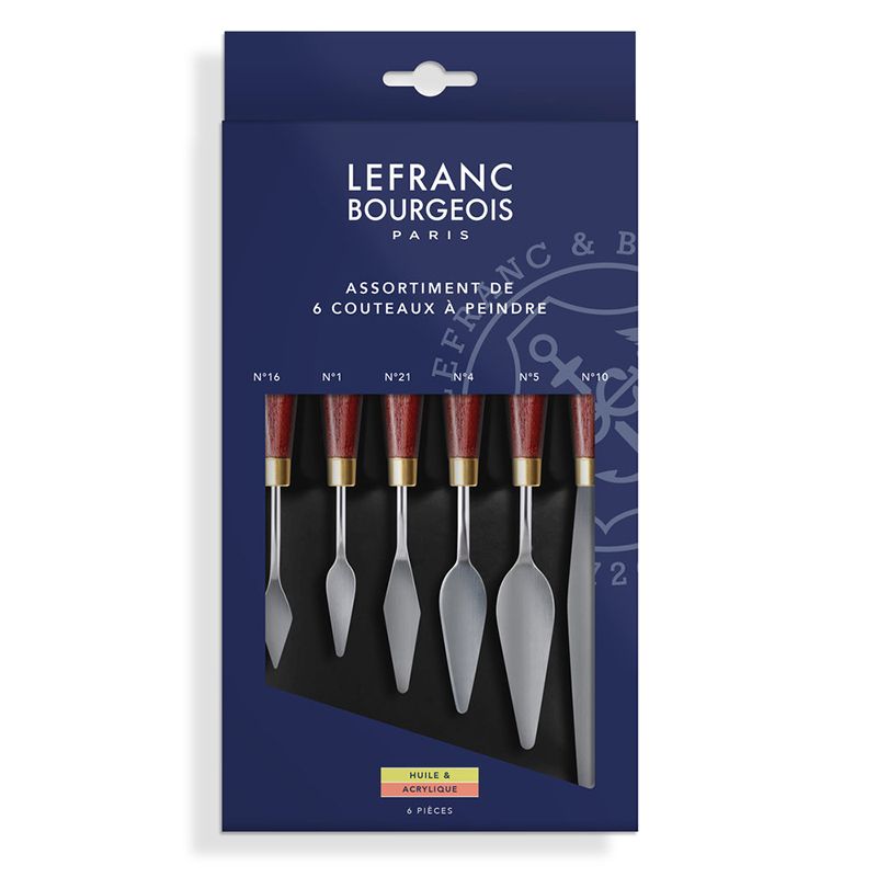 LB Palettiveitsipakkaus 6 erilaista, koot 1,4,5,10,16,21