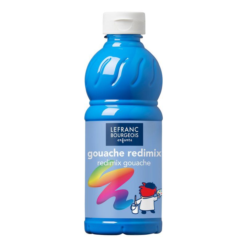 LB Redimix 500ml 083 (020) Fluorescent blue, 500ml valmisväri fluor. sininen