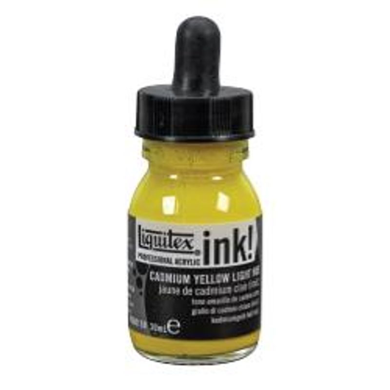 Liquitex Acrylic Ink 30ml 159 Cadmium yellow light, Akryylimuste