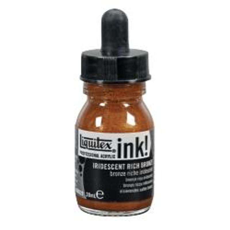 Liquitex Acrylic Ink 30ml 229 Iridescent rich bron, Akryylimuste