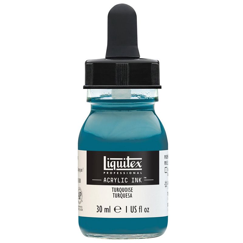 Liquitex Acrylic Ink 30ml 287 Turquoise, Akryylimuste