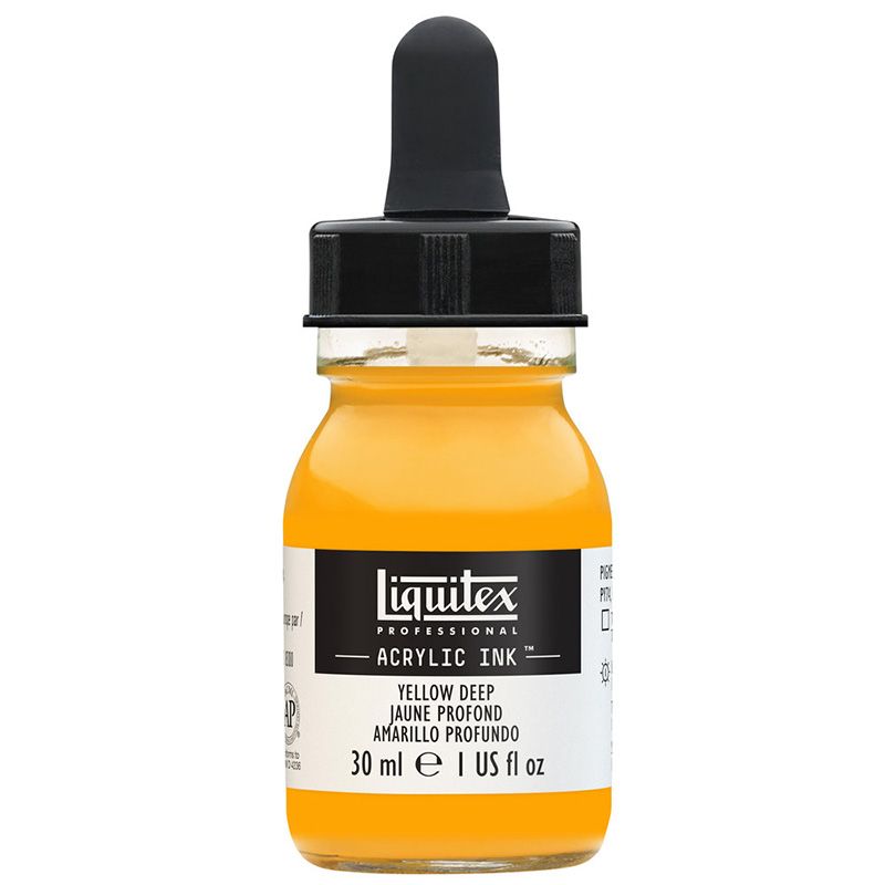 Liquitex Acrylic Ink 30ml 295 Yellow deep, Akryylimuste
