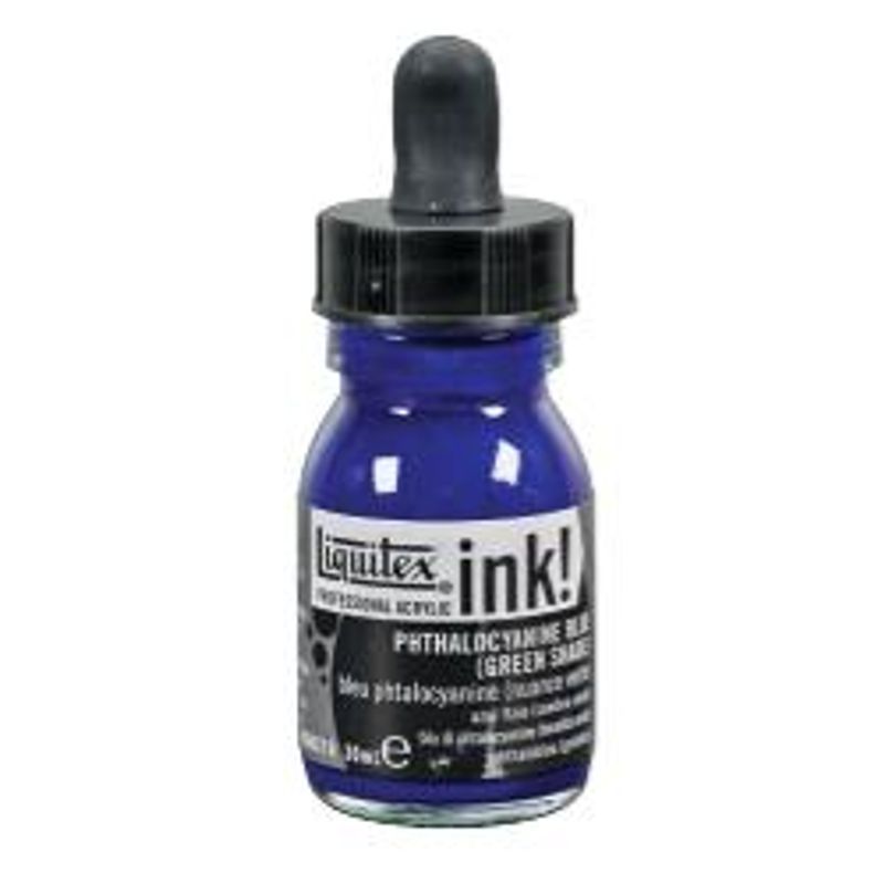 Liquitex Acrylic Ink 30ml 316 Phthalocyanine blue, Akryylimuste
