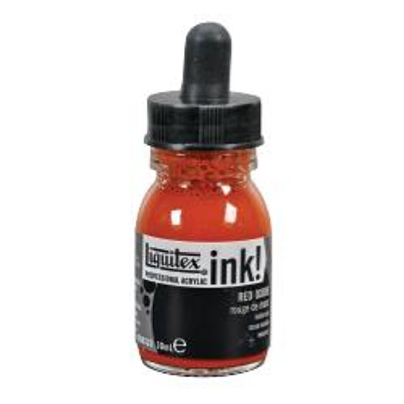 Liquitex Acrylic Ink 30ml 335 Red oxide, Akryylimuste