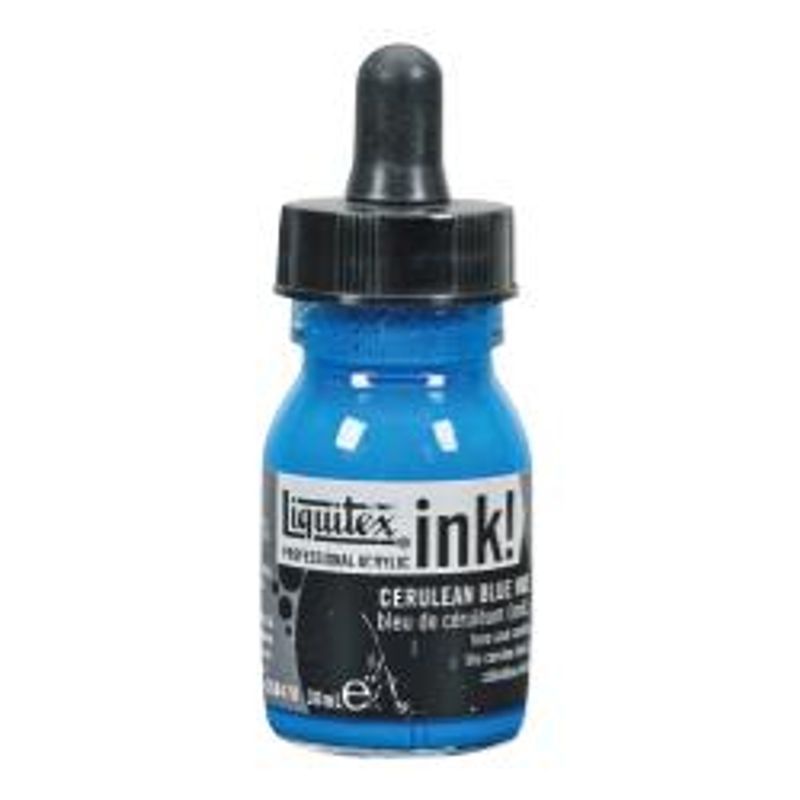 Liquitex Acrylic Ink 30ml 470 Cerulean blue hue, Akryylimuste