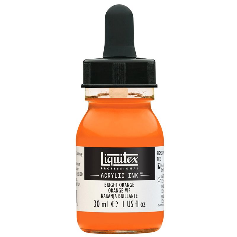 Liquitex Acrylic Ink 30ml 720 Bright orange, Akryylimuste