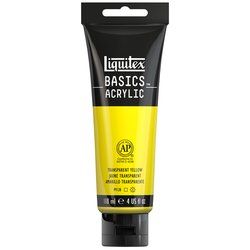 Liquitex Basics 118ml 045 Tranparent Yellow, akryyliväri