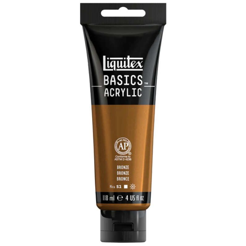 Liquitex Basics 118ml 054 Bronze, akryyliväri, metallihohto