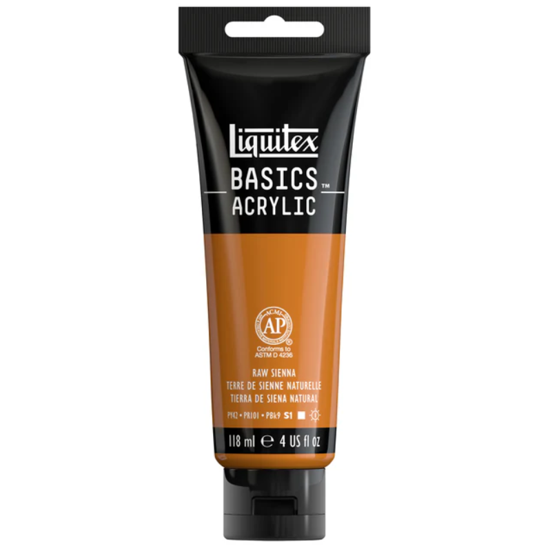 Liquitex Basics 118ml 330 Raw Sienna, akryyliväri x