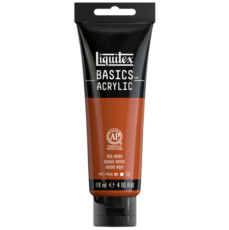 Liquitex Basics 118ml 335 Red Oxide, akryyliväri