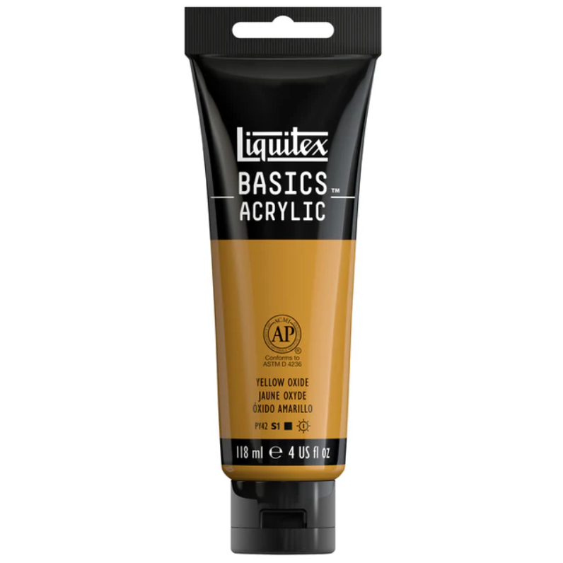 Liquitex Basics 118ml 416 Yellow Oxide, akryyliväri x