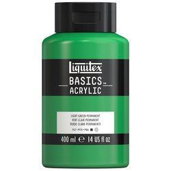 Liquitex Basics 400ml 312 Light Green Permanent, akryyliväri