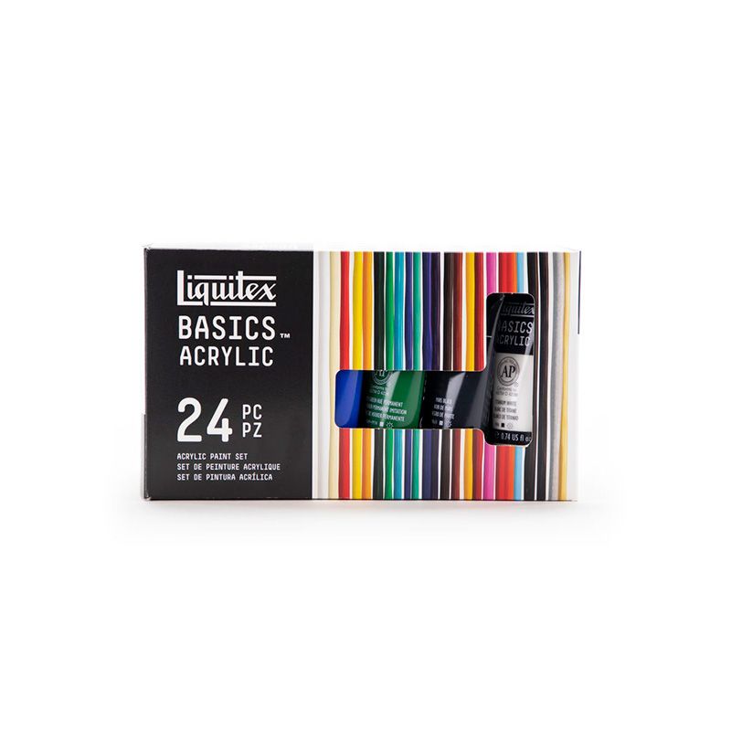Liquitex Basics Acrylic Set 24x22ml, akryylilajitelma
