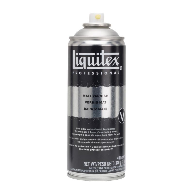 Liquitex Varnish Matt Spray 400ml, Varnish
