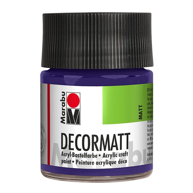 Marabu Askarteluväri matt 50ml 051 Dark violet, Tumma violetti