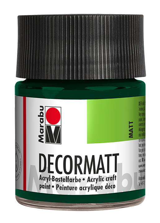 Marabu Askarteluväri matt 50ml 075 pine green, havunvihreä