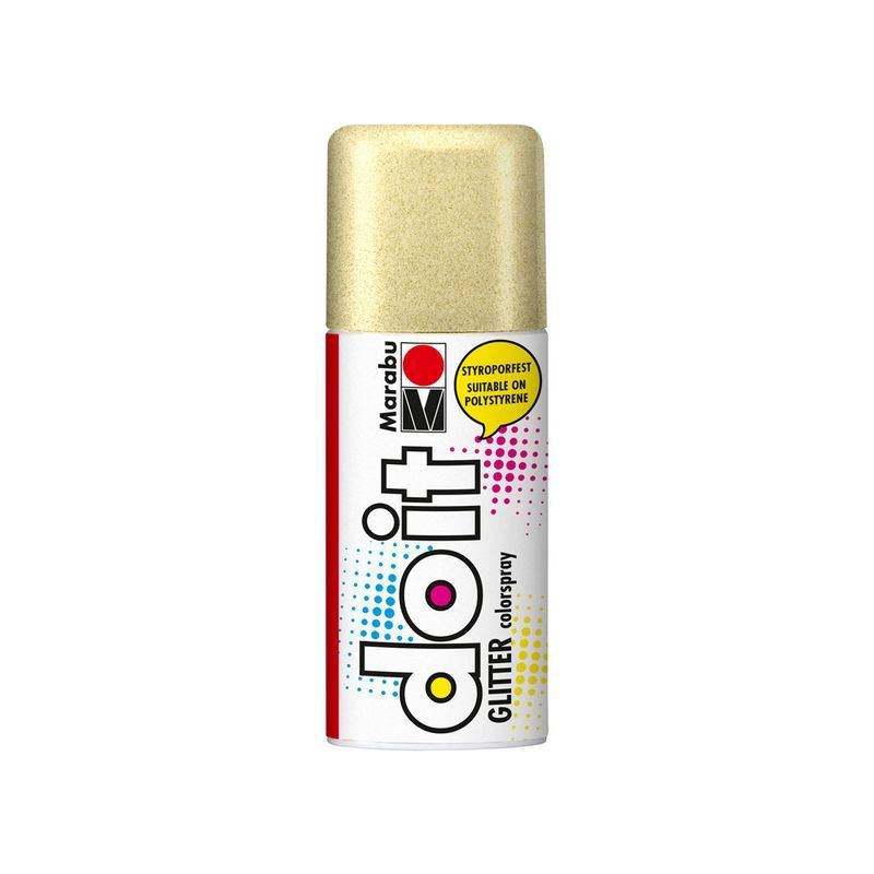 Marabu do-it-spray glitter 150ml 584 Gold, Kulta