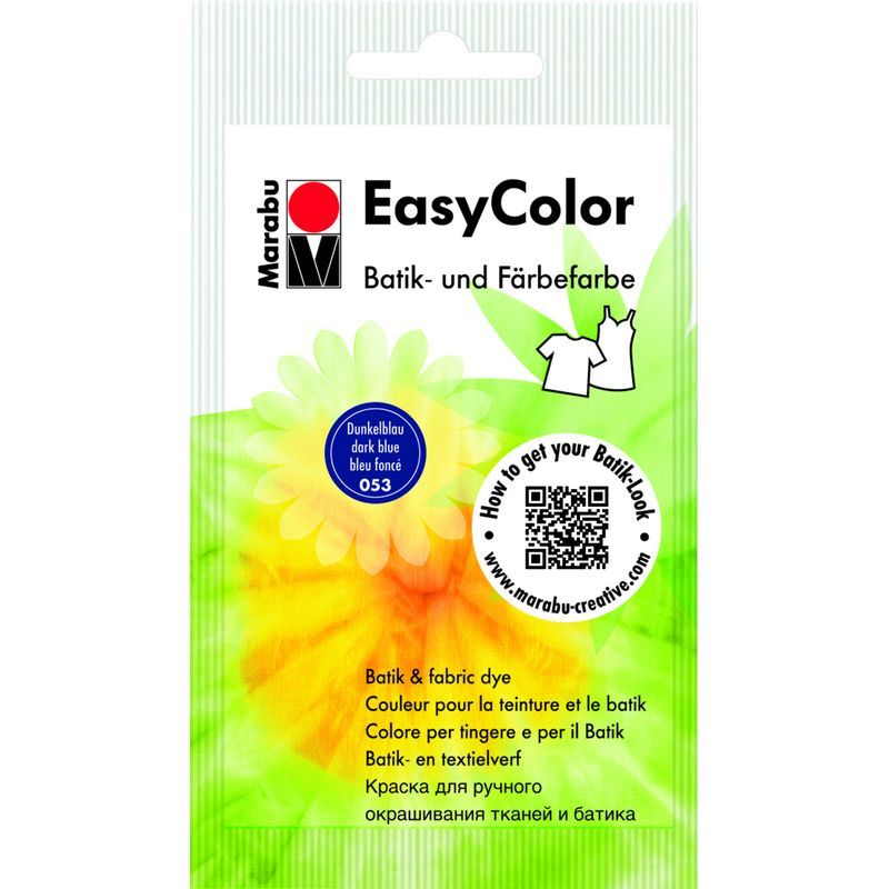 Marabu EasyColor 25g 053 Dark blue, batiikkiväri, tummansininen