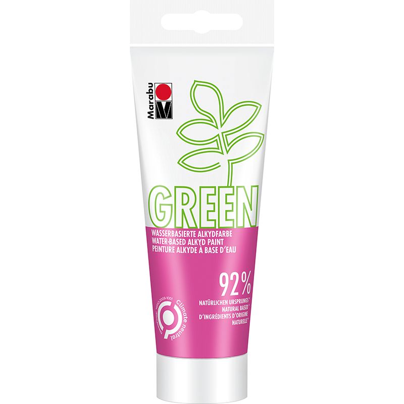 Marabu Green alkydimaali 100ml 005 vadelma, rasberry