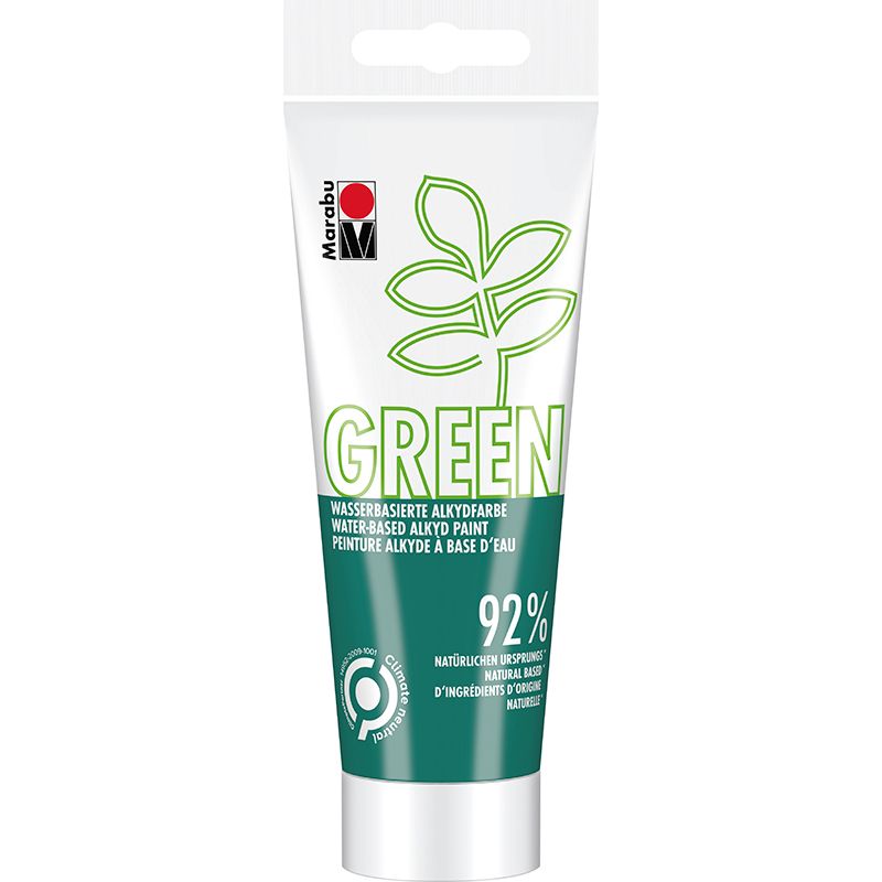 Marabu Green alkydimaali 100ml 068 tummanvihreä, dark green