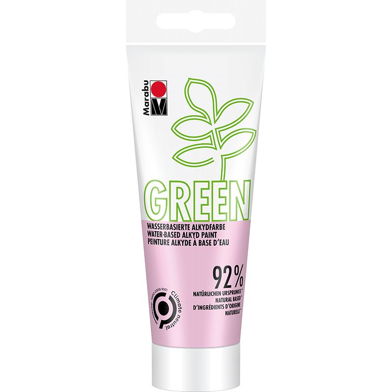 Marabu Green alkydimaali 100ml 227 pastellipinkki, pastel pink