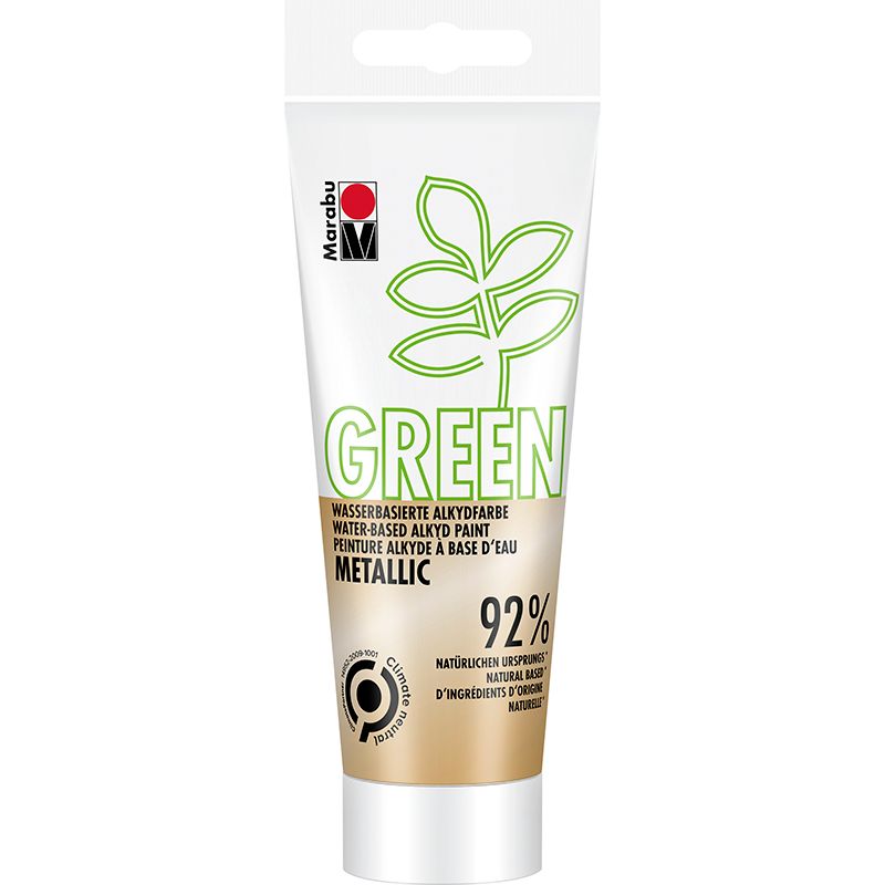 Marabu Green alkydimaali 100ml 784 kulta, metallic-gold