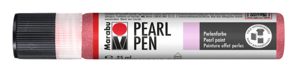 Marabu kohokynä Pearl Pen 25 ml helmiäispunainen