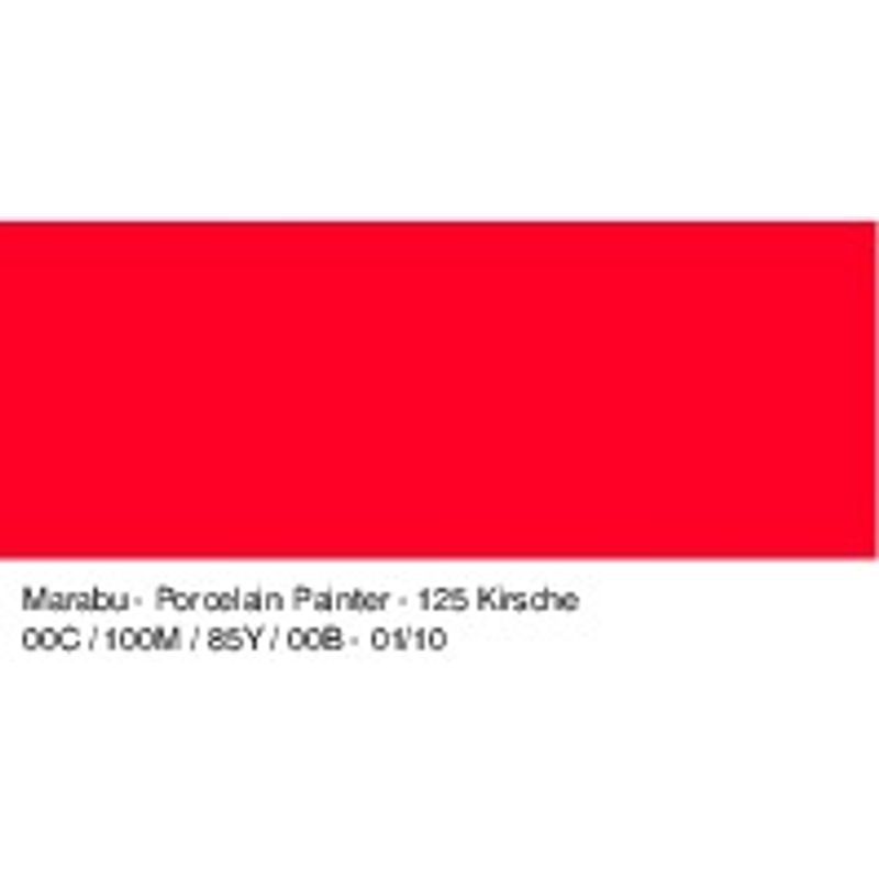 Marabu Posliini-lasitussi 1-2mm 125 Cherry red, kirsikka