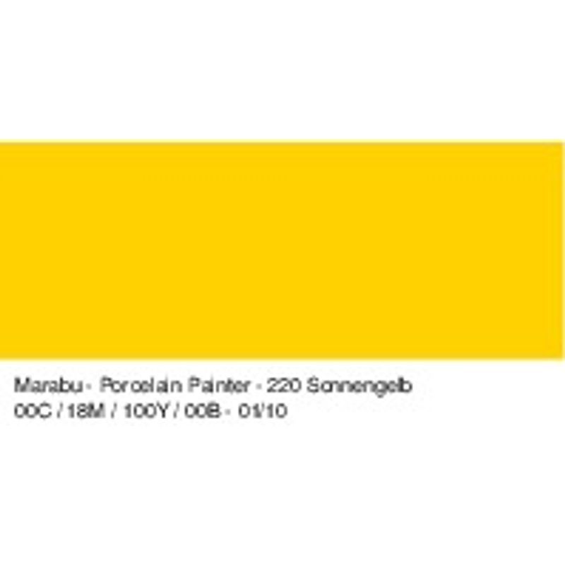 Marabu Posliini-lasitussi 1-2mm 220 Sunshine, aurinko